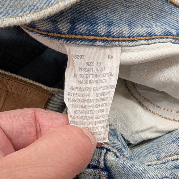 Vintage Tommy Hilfiger Jeans Womens 10 Blue Flare Embroidery Patches 90’s Retro - Picture 8 of 12